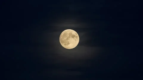 Full Moon Time Lapse Video Stock Footage 288538874