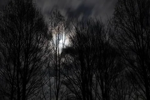 Full Moon Timed Stock Photos