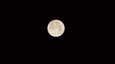 Full Moon timelapse 4 (slow) 動画素材 42590536