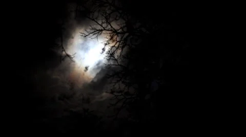 Full Moon timelapse Stock Footage 1088762