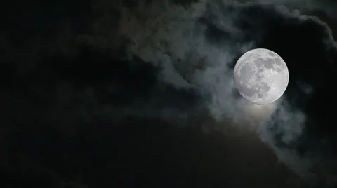 Full Moon timelapse Video stock 22830718