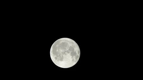 Full Moon Timelapse Stock Footage 112085442