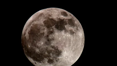 Full Moon Timelapse Stock Footage 123290174