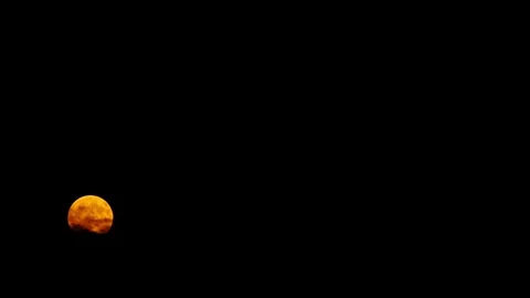 Full Moon. Timelapse Stock Footage 344987651