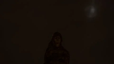 Full Moon With View Of Statue On Top Deutscer Cathedral, Berlin 스톡 동영상 147832986