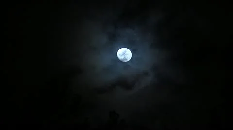Full Moon Wide Stock Footage 11351221