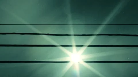 Full Moon Wire Stock Footage 20545648