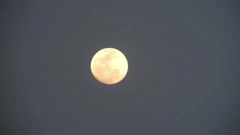 Full Moon Zoom Stock Footage 202151973