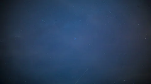 Full Night of Stars  Stock Footage 43218664
