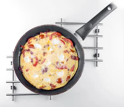 Full omelette Stock Photos
