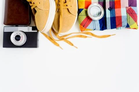 Full packed suitcase Stock Photos