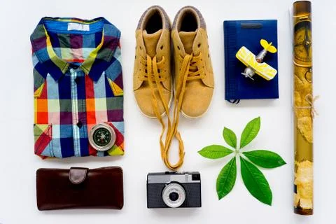 Full packed suitcase Stock Photos