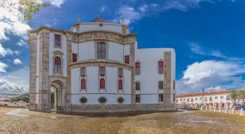Full panoramic view of the classic baroque building Stock Photos
