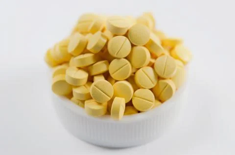Full of pills Foto stock
