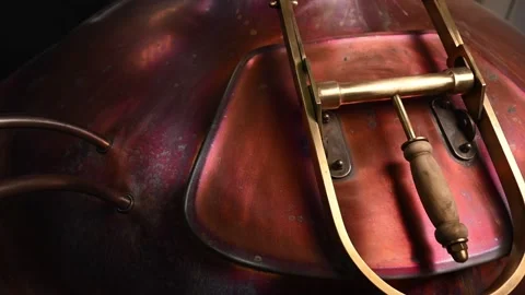 Full Process of Brewing Beer at a Private Craft Brewery Shown in Slow Motion Stock Footage 323918276