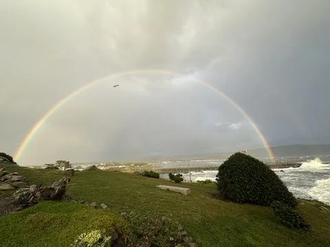 Full rainbow Foto stock