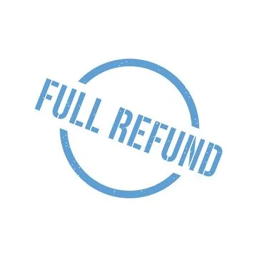 Full Refund Stamp, Full Refund Grunge Round Sign Stock Illustration