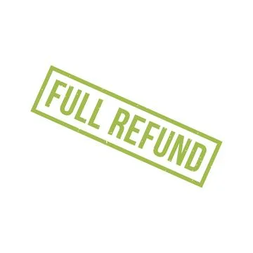 Full Refund Stamp, Full Refund Grunge Square Sign Stock Illustration