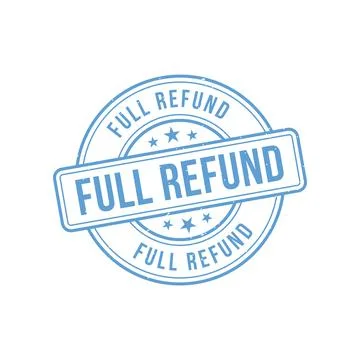 Full Refund Stamp, Full Refund Grunge Round Sign Stock Illustration