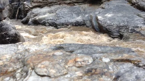 Full river flows in thailand park Video stock 71669738