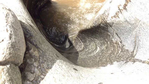 Full river flows in thailand park Video stock 71669917