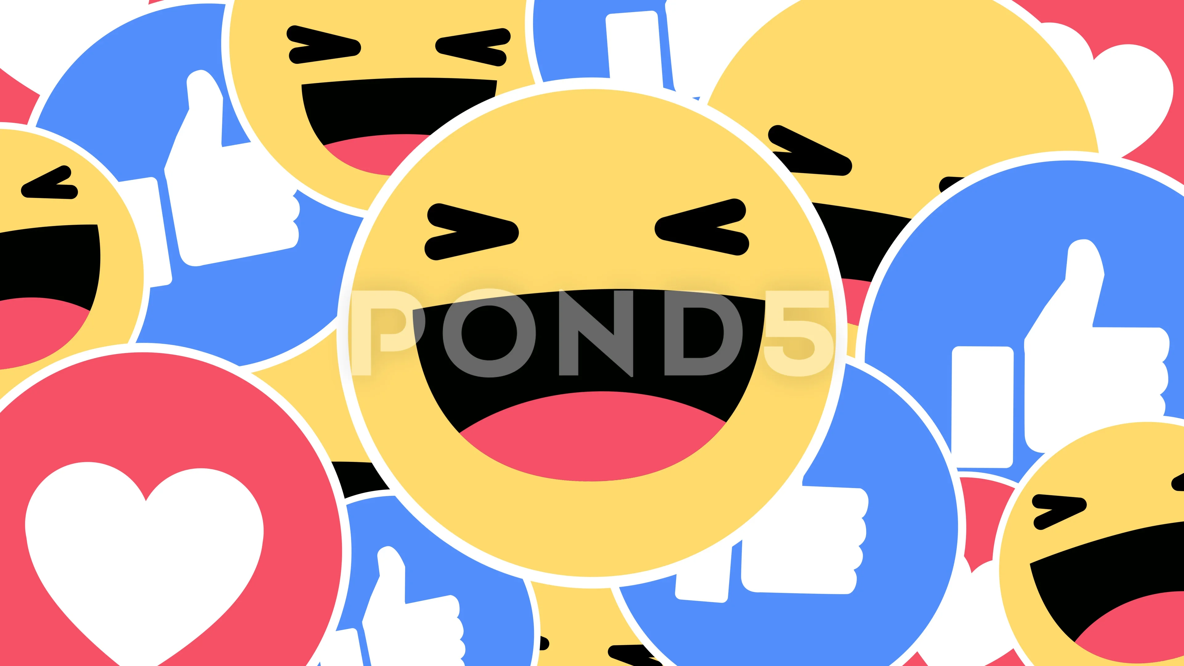 Scared Emoji with Luma Matte, Stock image