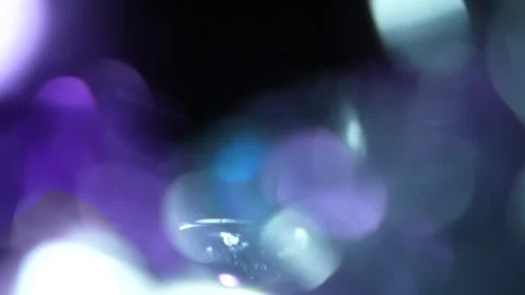 Full screen blue and purple sparkling bokeh twinkling light Stock Footage 315539363