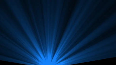 Full-screen blue light beams moving from the bottom Stockbeeldmateriaal 313000544