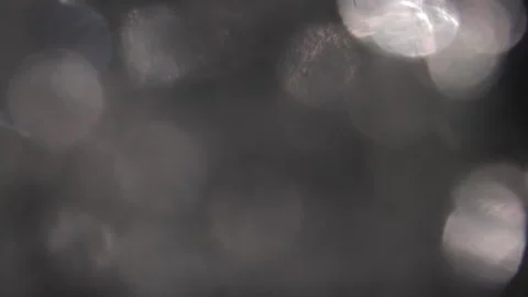 Full screen blurred white blinking bokeh video Vidéo 318365456
