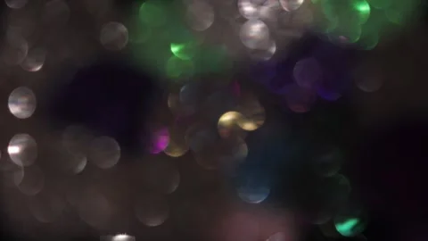 Full screen bokeh light leak shiny lights in HD video Stock Footage 318362368