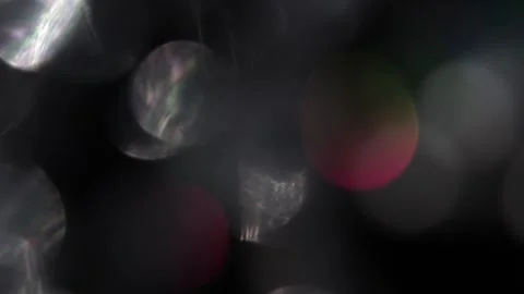 Full-screen, brilliantly diffused colored and white bokeh Video stock 318844092