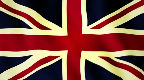 Full screen British flag UHD Video stock 47413071