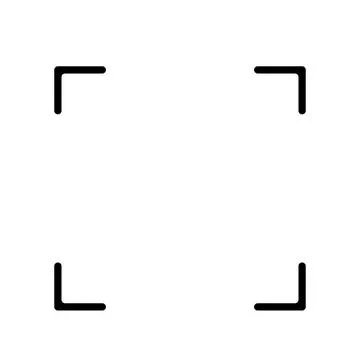 Full screen button vector icon. Maximize,arrow symbol. Flat vector sign isolated Stock Illustration