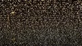 Full screen chains of lights at night moving in the wind 4k or 4k+ Resolution