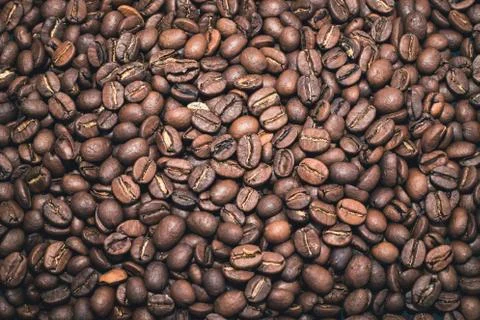 Full screen coffee beans Foto stock