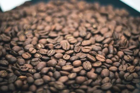 Full screen coffee beans Stock Photos