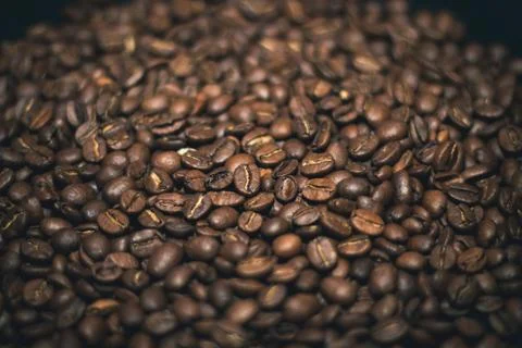 Full screen coffee beans Stock Photos