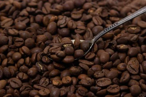 Full screen coffee beans Stock Photos