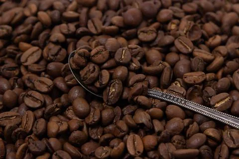 Full screen coffee beans Stock Photos