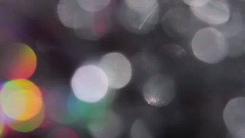 Full screen color bokeh light leak black background video Video stock 317480874