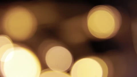  Full-screen diffused bokeh, shimmering golden light fading away Stock Footage 309364746