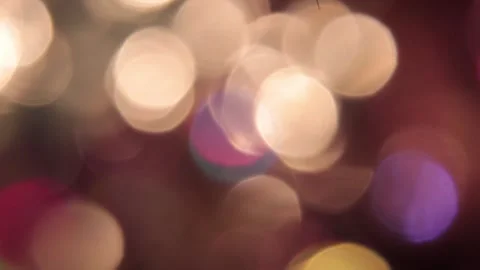 Full-screen glossy colored bokeh light leak 库存影片 317459483