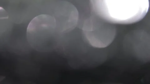 Full screen HD glare white bokeh overlay video Vidéo 318061441