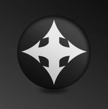 Full screen icon. Illustrazione stock