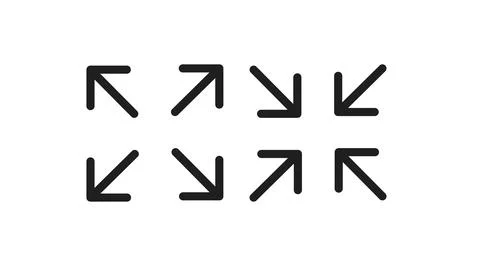 Full Screen Icon. Stock Illustration