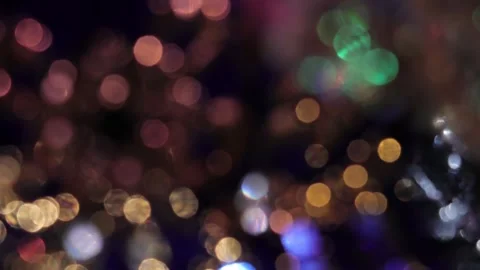 Full-screen multi-color bokeh video light leak Video stock 317536295