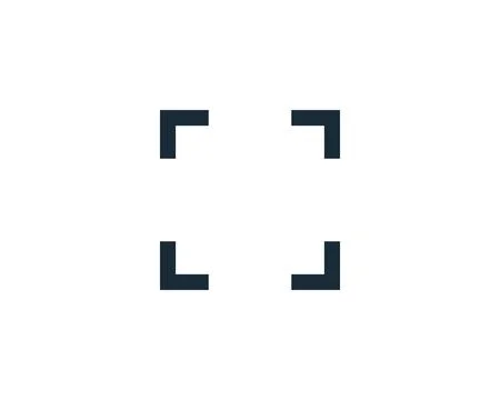 Full Screen Preview Icon Vector Logo Template Illustration Design Stock Illustration