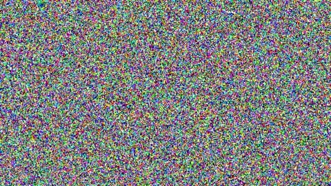 Full Screen RGB Color Static TV Noise with Digital Distortion Stock Footage 342016315