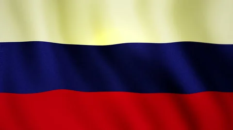 Full screen Russian federation flag UHD Video stock 47403264