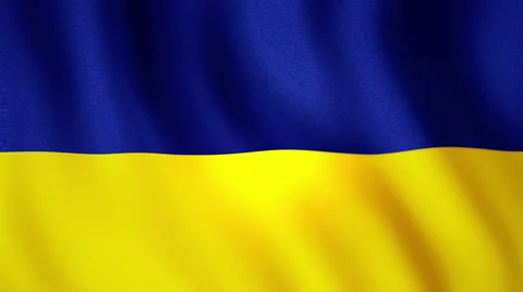 Full screen Ukraine flag UHD Video stock 47406279